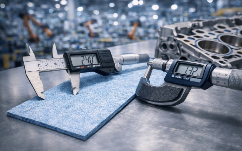 Key OEM gasket material requirements for engine applications including heat resistance, sealing performance, and durability
