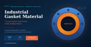 Industrial gasket material sheet used for sealing flanges in industrial applications