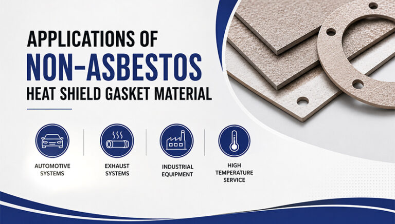 Applications of Non-Asbestos Heat Shield Gasket Material for automotive exhaust and industrial systems