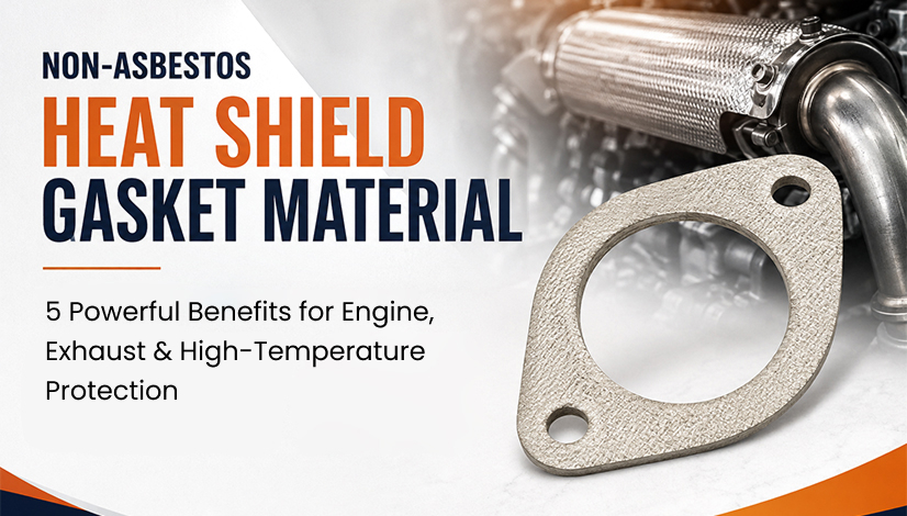 Non-Asbestos Heat Shield Gasket Material for engine exhaust and high-temperature protection